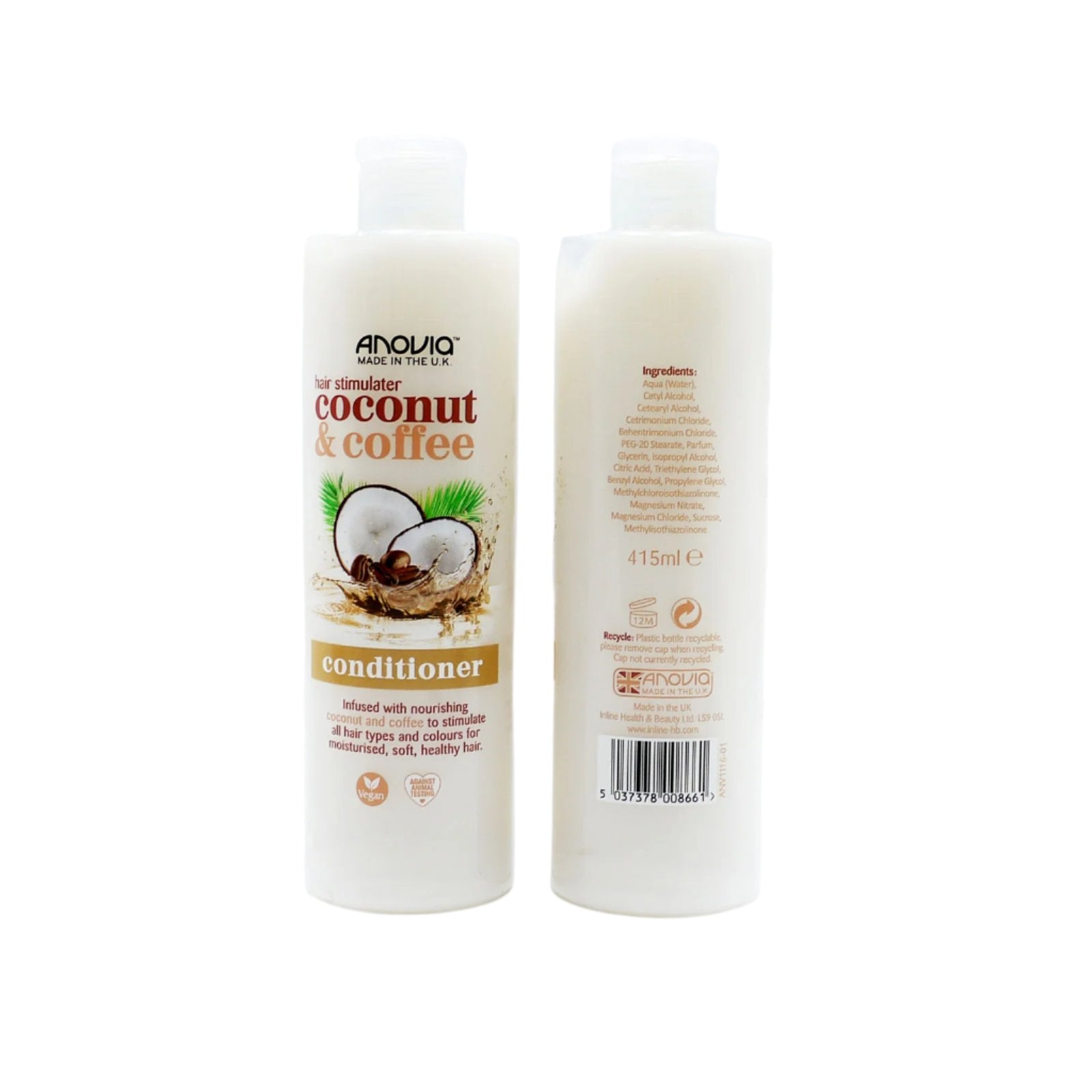 Anovia Conditioner Coconut & Coffee 415ml | High Quality Hair Care Product Online - Product Image Anovia Conditioner Coconut & Coffee 415ml | High Quality Hair Care Product Online - Product Image